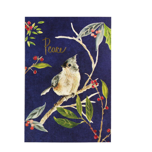 Evening Songbird Holiday Cards