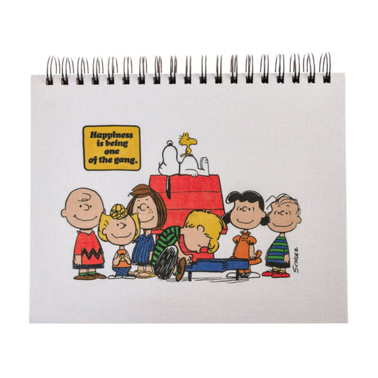 Peanuts® Fabric - Covered Spiral Weekly Desk Pad - Papergoods - shop_name