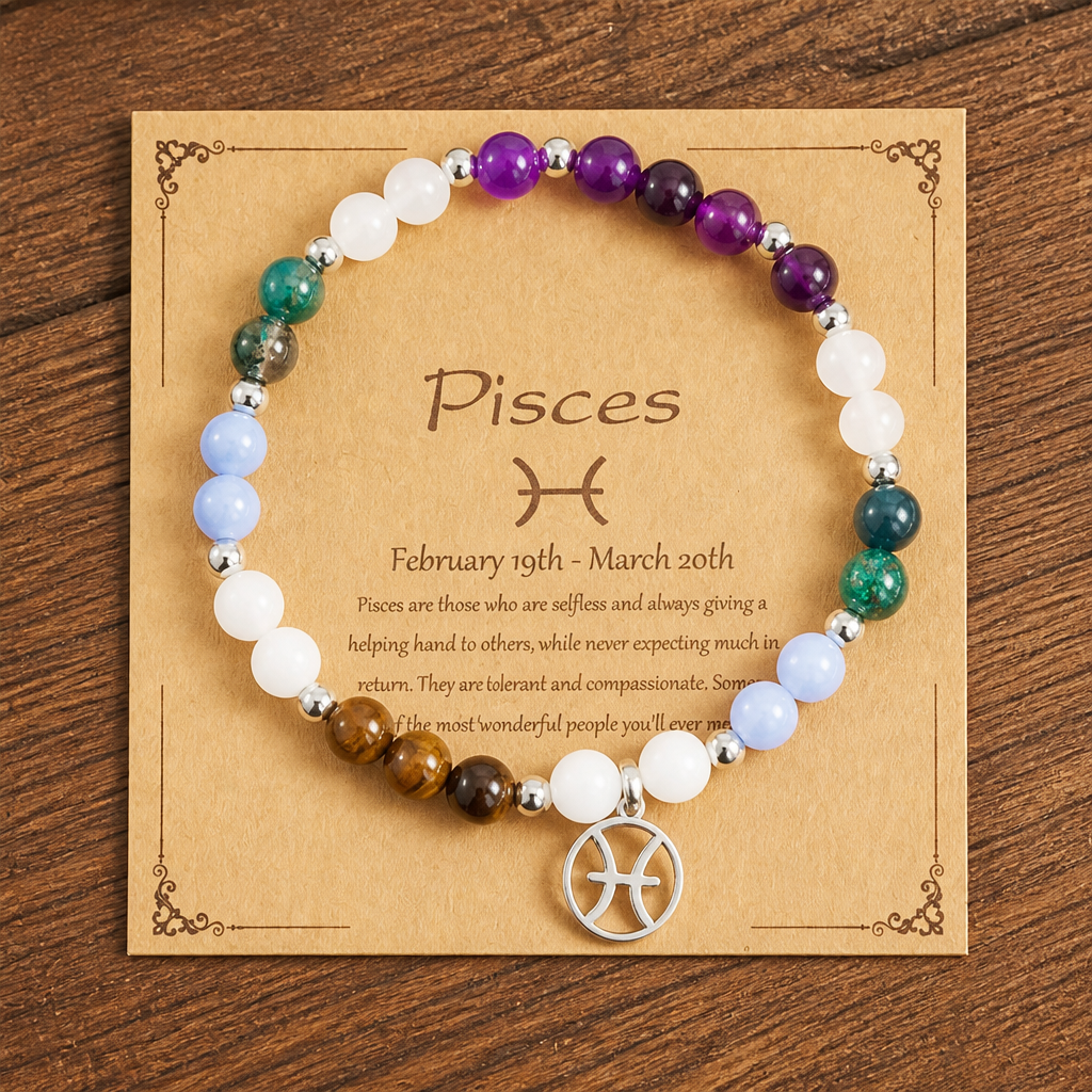 Pisces Zodiac Bracelet