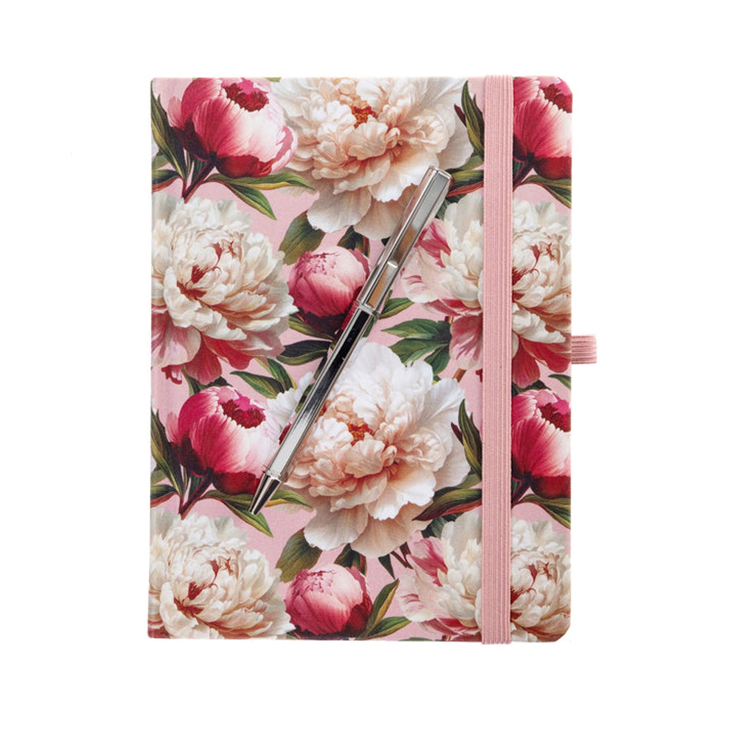 Journal recouvert de tissu avec stylo - L'Orange