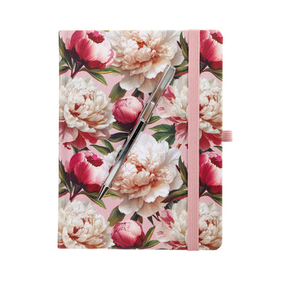 Journal recouvert de tissu avec stylo - L'Orange