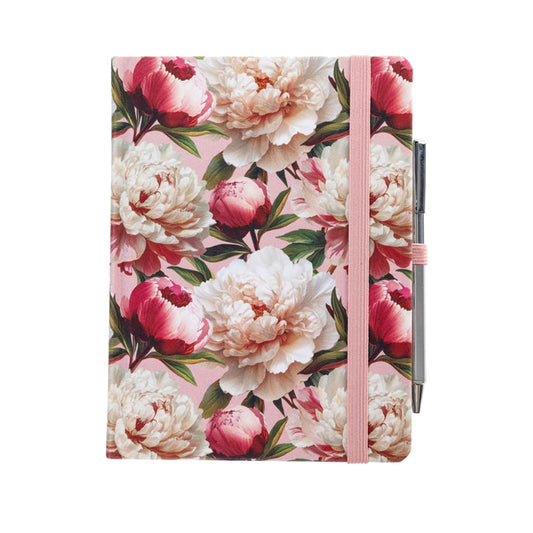 Journal recouvert de tissu avec stylo - L'Orange