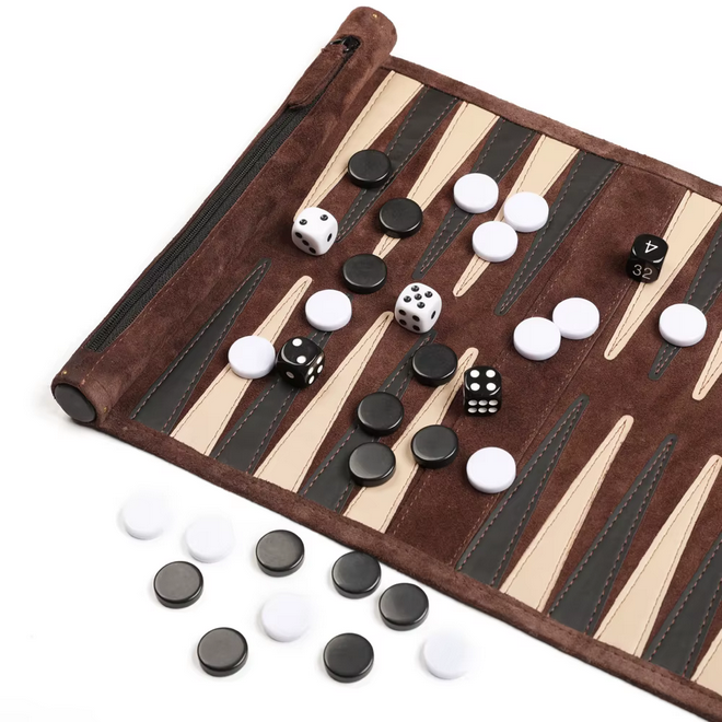 Backgammon Portable Roll