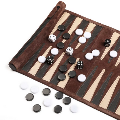 Backgammon Portable Roll
