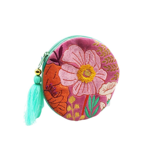 Posy Hot Pink Round Purse - For Her - shop_name