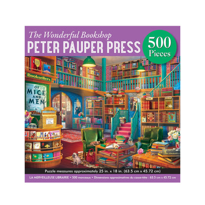 The Wonderful Bookshop 500 Piece Puzzle