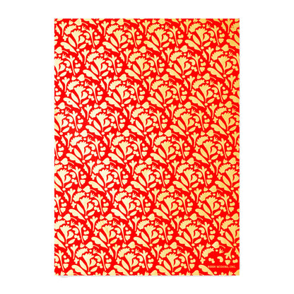Red and Gold Metallic