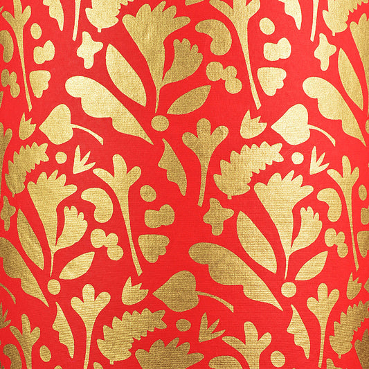 Red and Gold Metallic