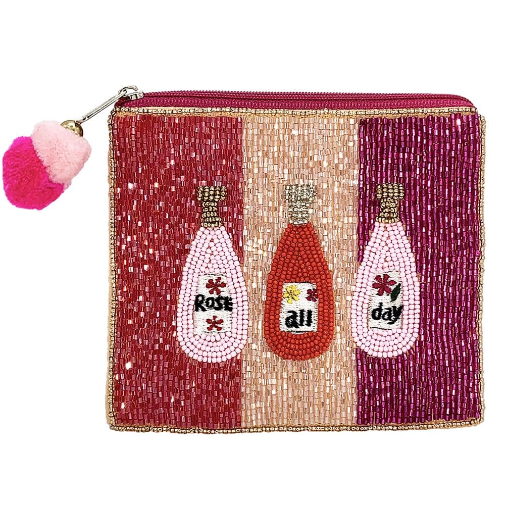 Rose All Day Beaded Coin Pouch - For Her - shop_name