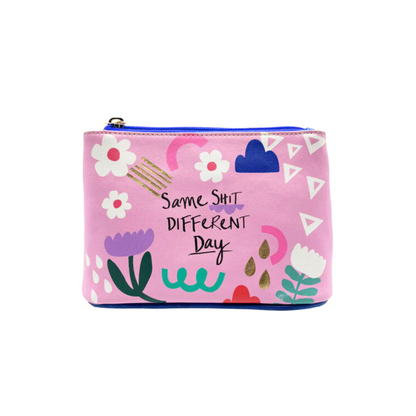 Small Talk 'Same Shit' Makeup Bag