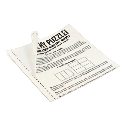 Save My Puzzle! Peel and Stick Adhesive Sheets