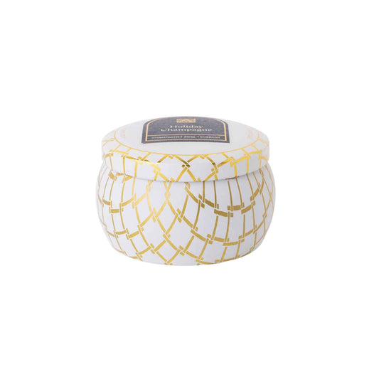 Holiday Champagne - Tin Candle