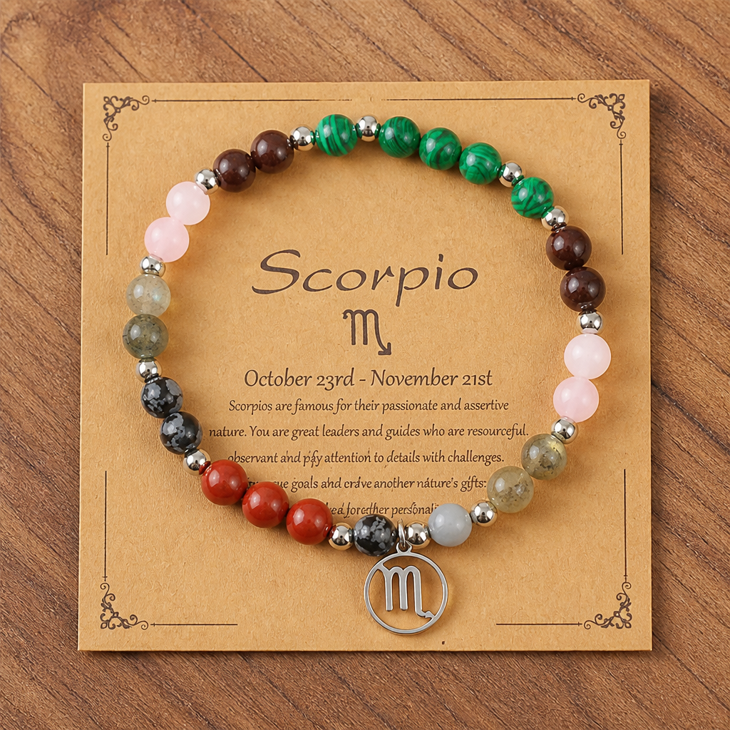 Scorpio Zodiac Bracelet