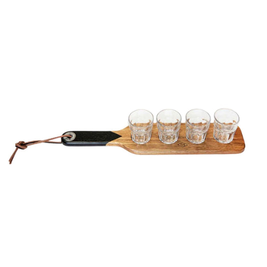 Serving Paddle and Shot Glasses - Living - shop_name