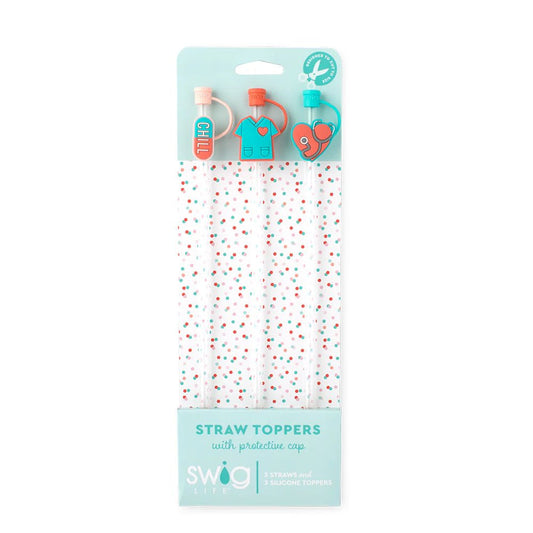 Straw Toppers Scrub Life - Teachers - shop_name