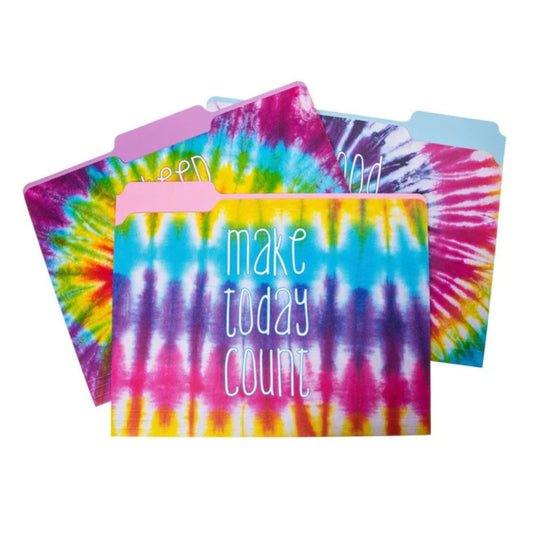 Tie Dye File Folder Set - Papergoods - shop_name