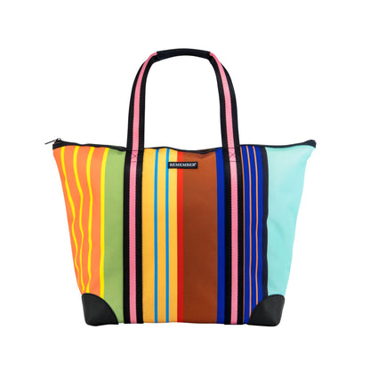Sac fourre-tout en toile à pois noirs