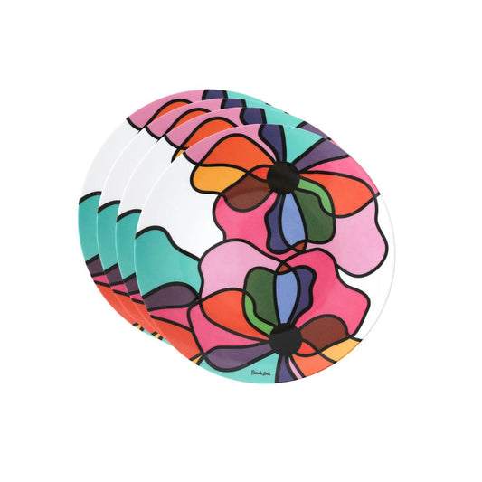 Transparent Pop 9" Salad Plate Gift Box Set of 4