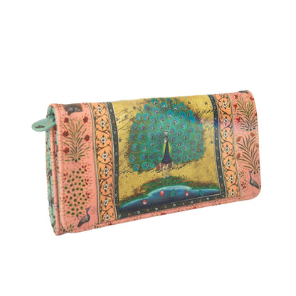 Portefeuille guépard à imprimé animal