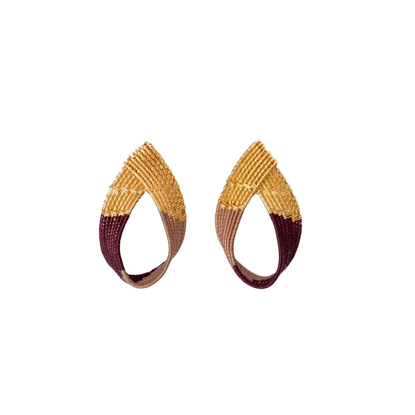 Twisted Wire Loop Earrings