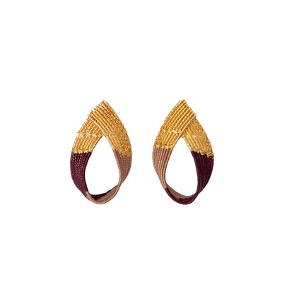 Twisted Wire Loop Earrings