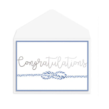Tying The Knot Wedding Card