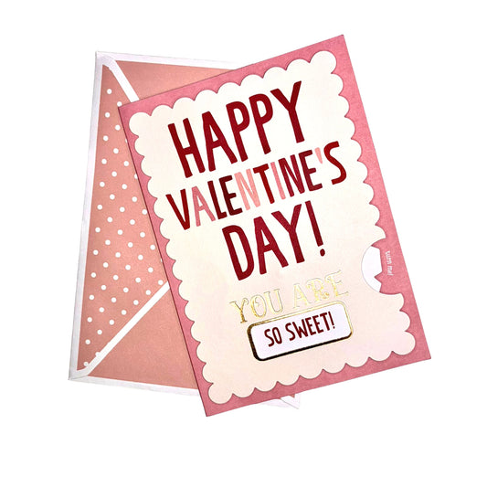 Greeting Valentine stationery item for notes, planning and creative projects