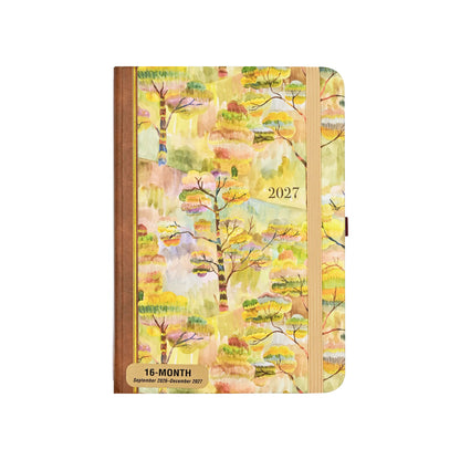 2027 Watercolor Treescape Weekly Planner