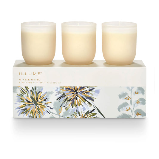 Winter White Candle Trio Gift Set