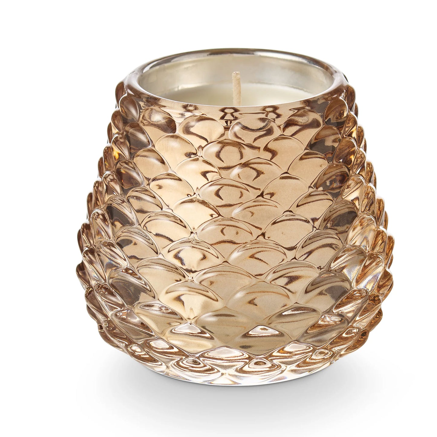 Woodfire Pinecone Glass Candle
