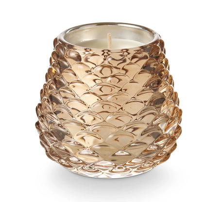 Woodfire Pinecone Glass Candle
