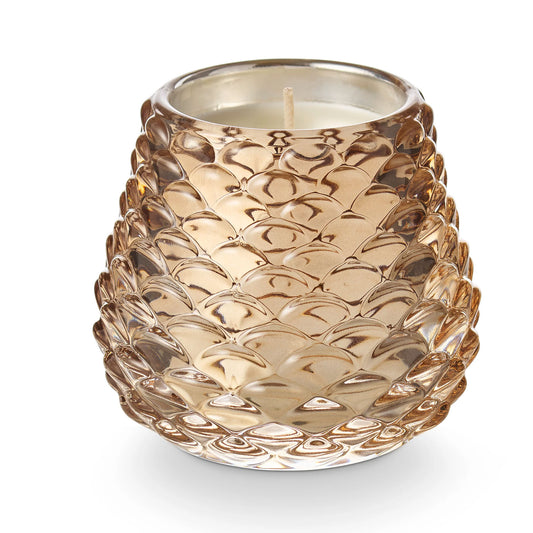 Woodfire Pinecone Glass Candle
