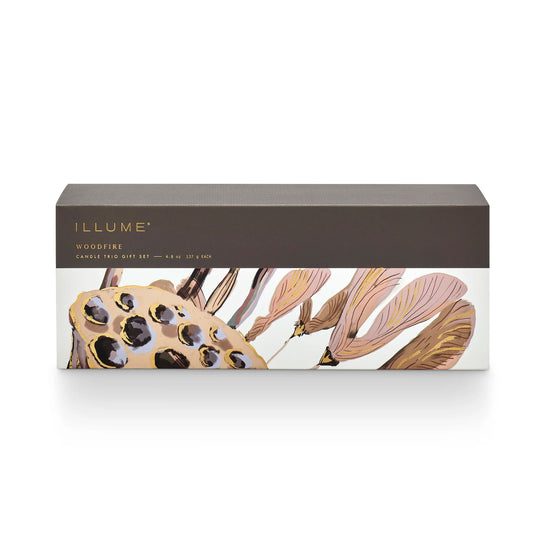 Woodfire Candle Trio Gift Set