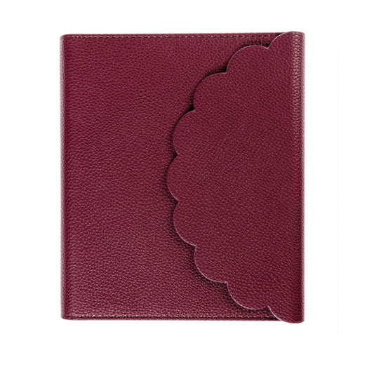 Plum Red 6 x 8  Wrap Journal
