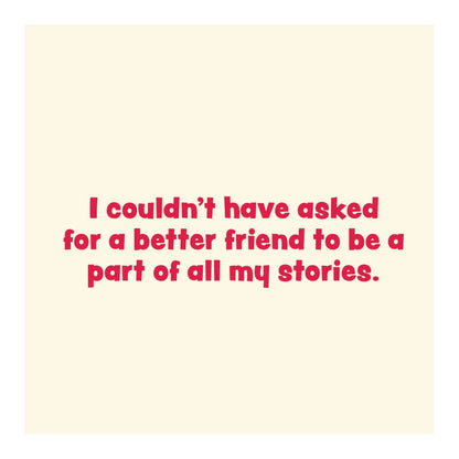 Literary Friendship Card
